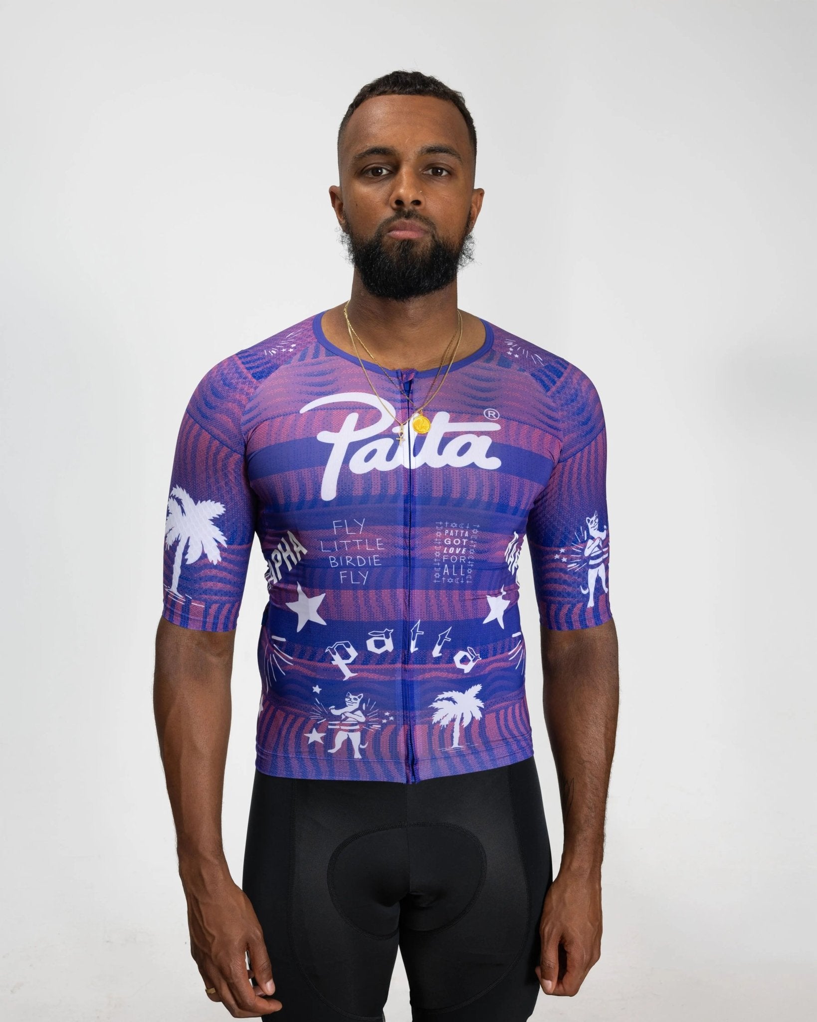 x Rapha Men's Pro Team Aero Jersey (Flamingo Pink/Royal Blue
